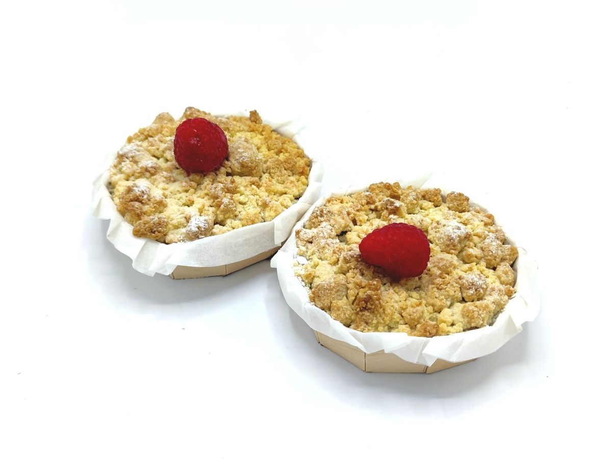Crumble appel / braambes